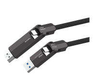 4smarts Kabel ComboCord USB4 HDMI 240W   1.5m czarny - 1512617 - zdjęcie 3